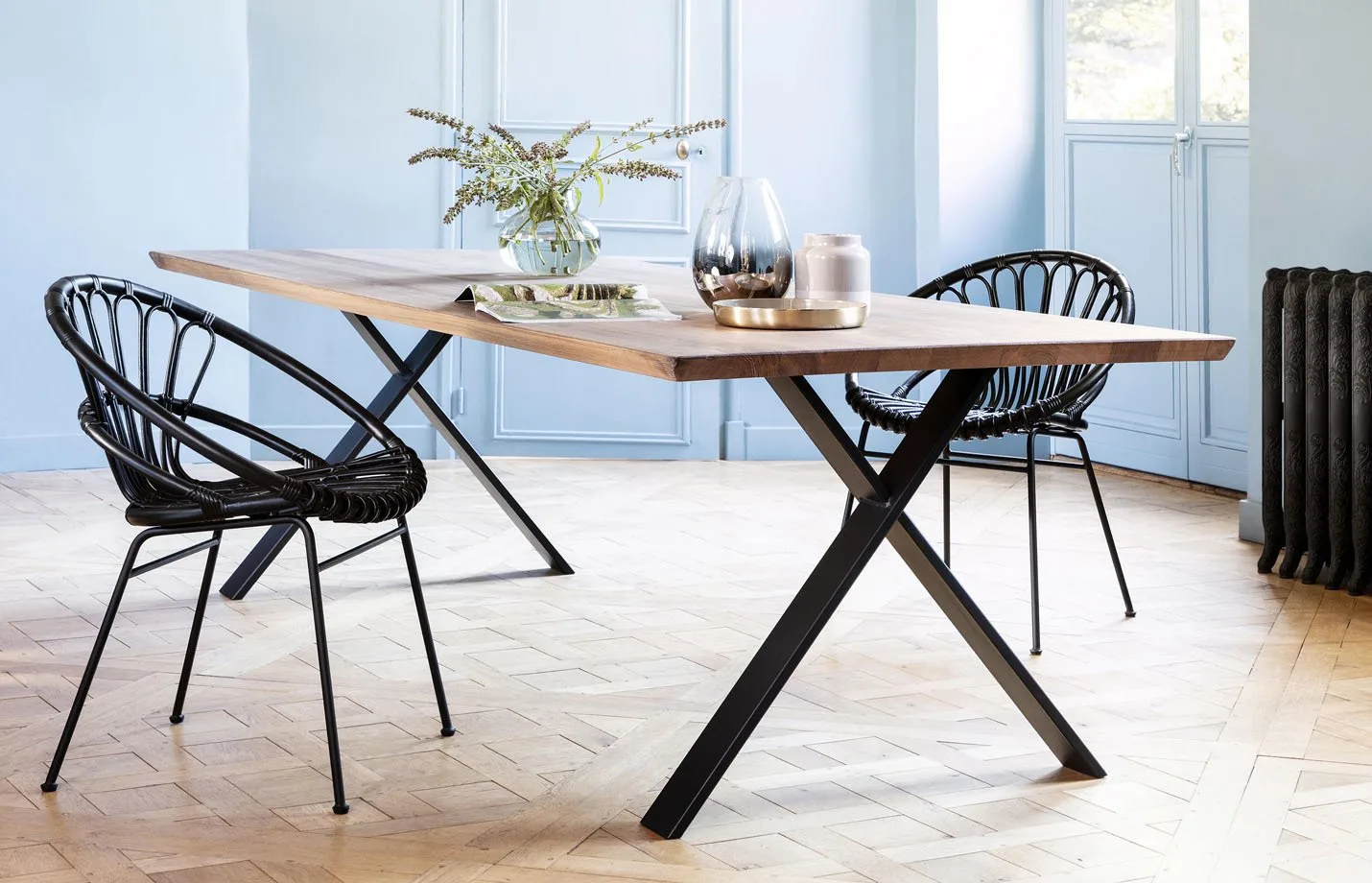 Albert dining table black LS01