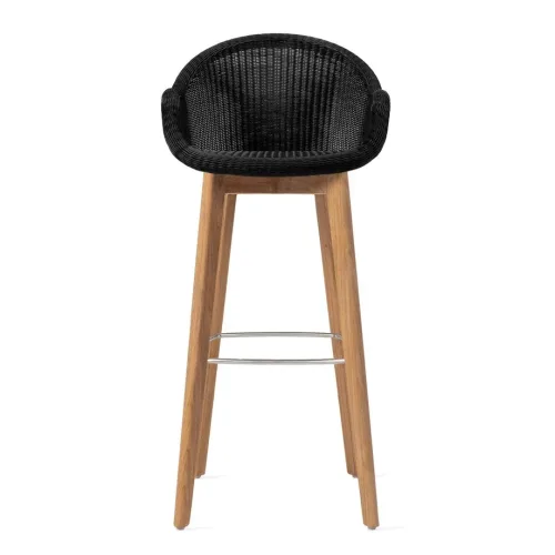 Edgard bar stool Teak base 01