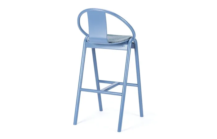 again barstool with seat upholstery 6